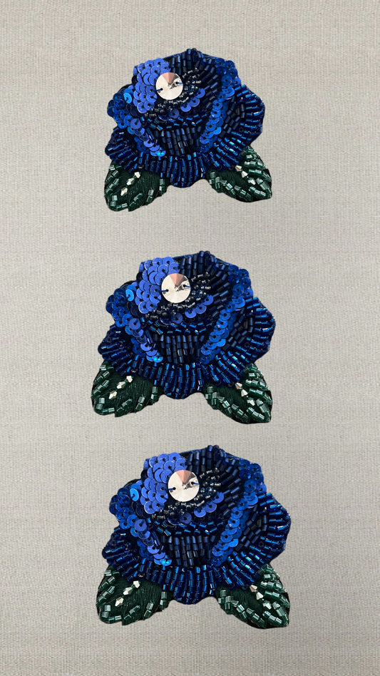 Blue Rose Pin