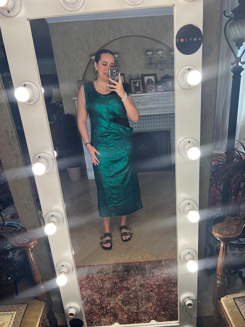 BB Green dress