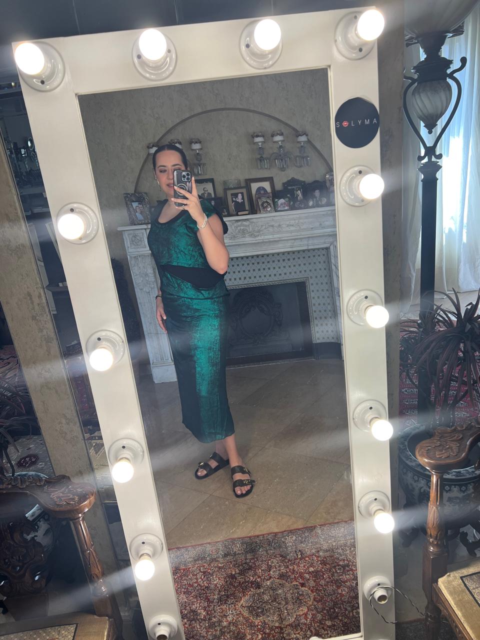 BB Green dress