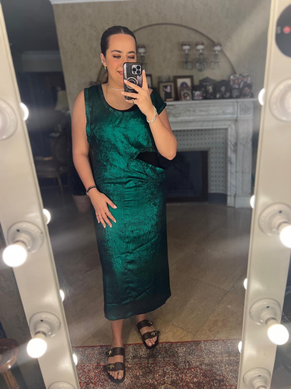 BB Green dress