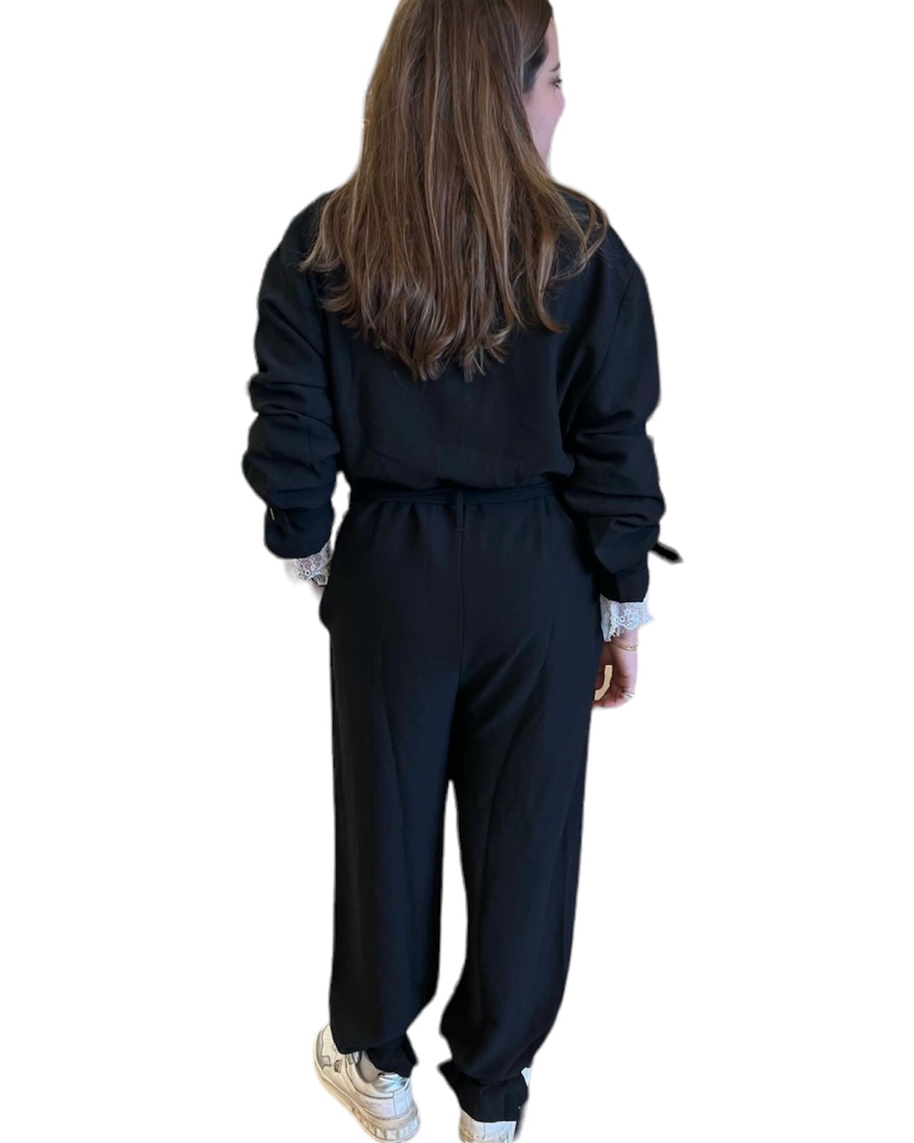 Belted Jumpsuit BLACK